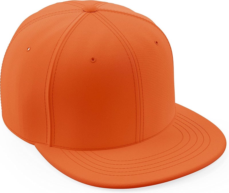 Daxton Store Classic Blank Snapback Flat Bill Visor Hat Cap One Size Adjustable Back - Image 1